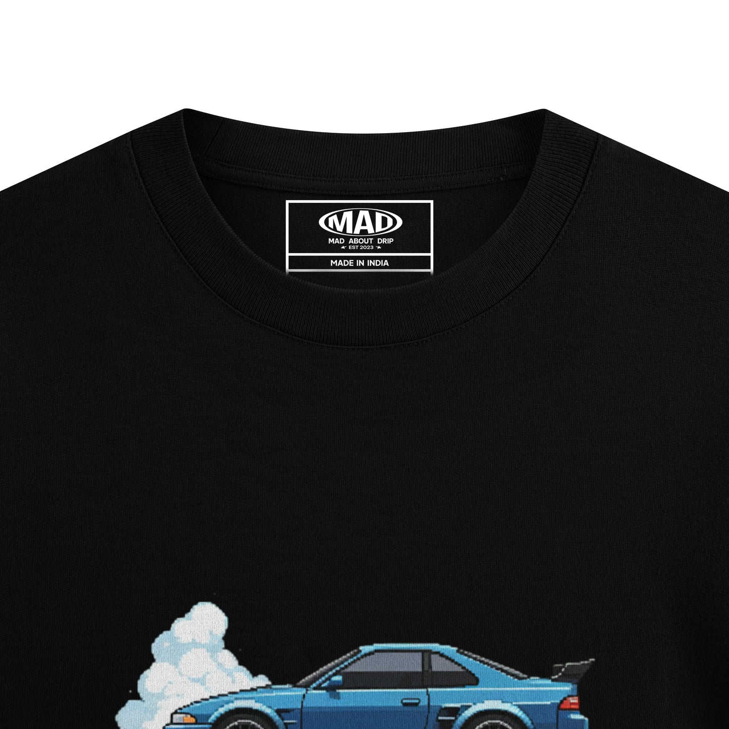 JDM PIXEL : BLACK OVERSIZED T-SHIRT