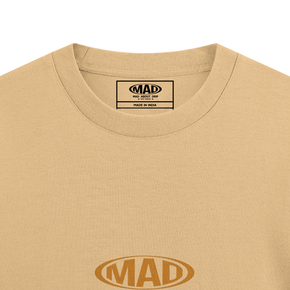 CLASSICS : BEIGE OVERSIZED T-SHIRT