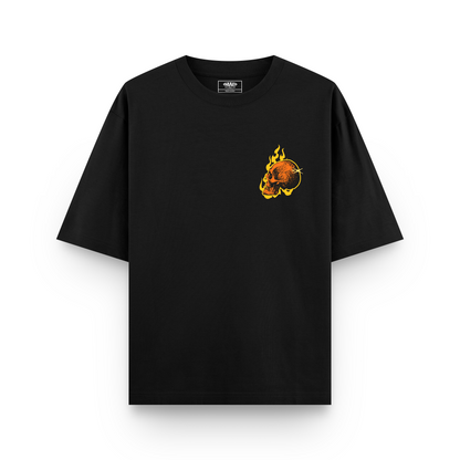 DEATHLY AESTHETICS : BLACK OVERSIZED T-SHIRT