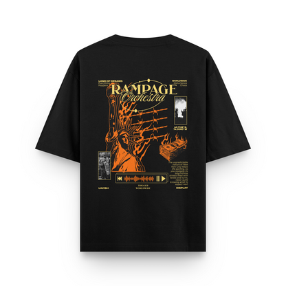 DEATHLY AESTHETICS : BLACK OVERSIZED T-SHIRT