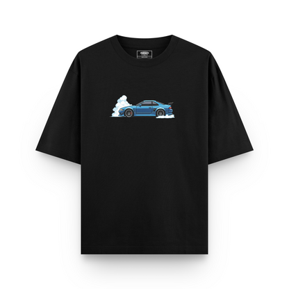 JDM PIXEL : BLACK OVERSIZED T-SHIRT