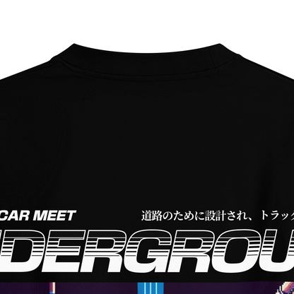 JDM PIXEL : BLACK OVERSIZED T-SHIRT