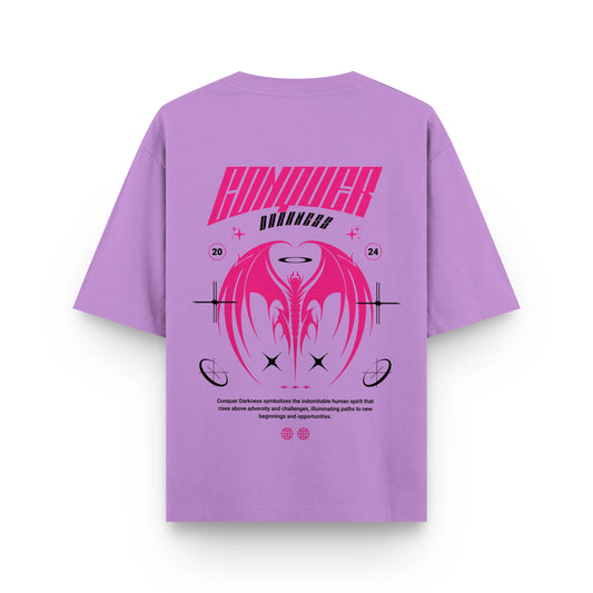 ANGEL : LAVENDER OVERSIZED T-SHIRT