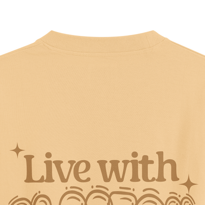PASSION : BEIGE OVERSIZED T-SHIRT