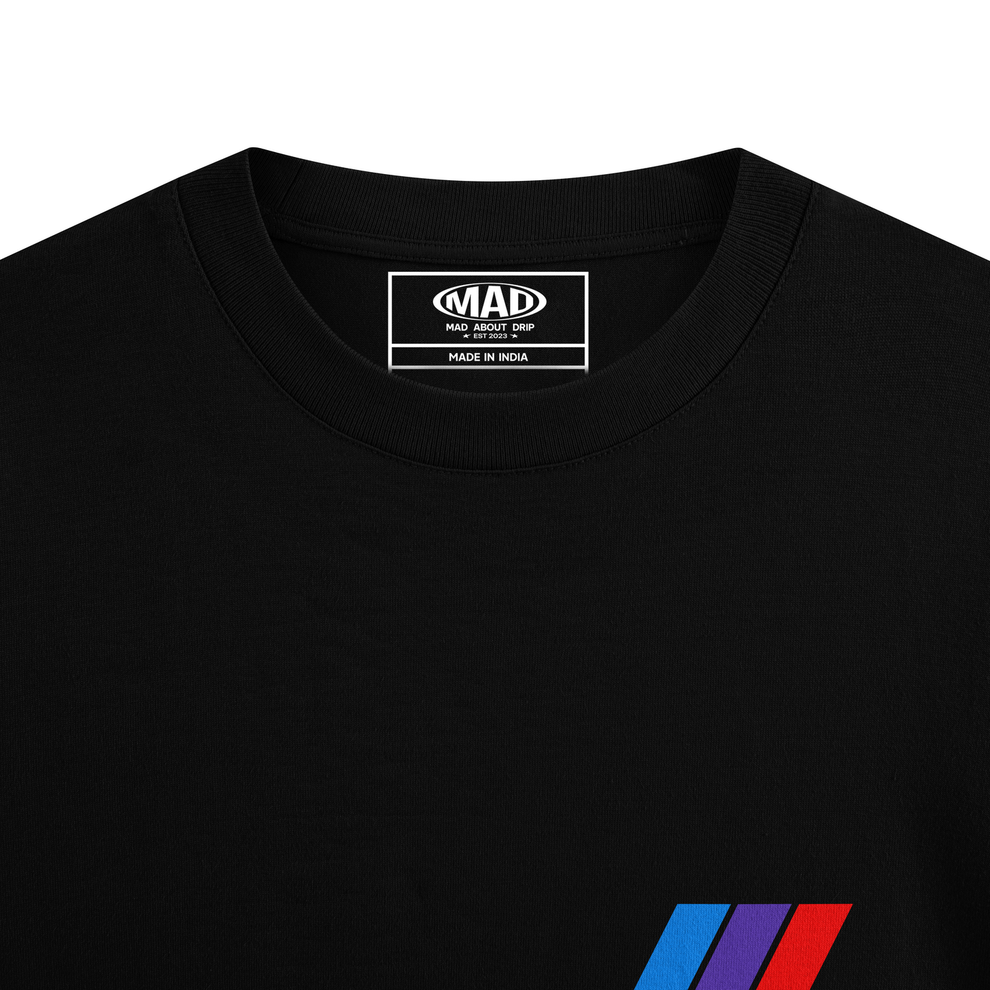 MOTORSPORT 3  : BLACK OVERSIZED T-SHIRT