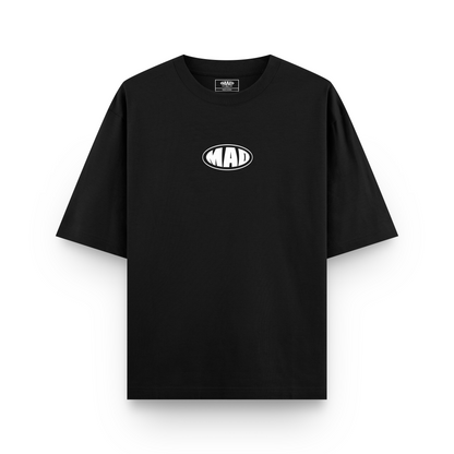 TRANSCENDENT : BLACK OVERSIZED T-SHIRT