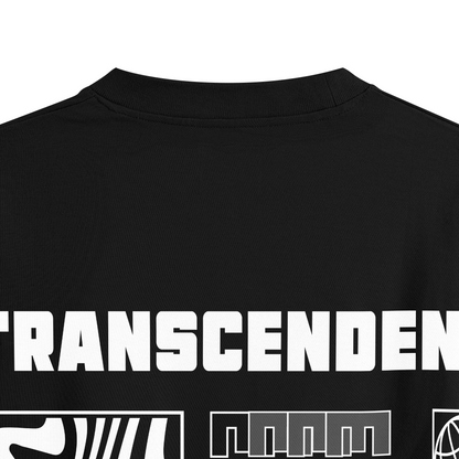 TRANSCENDENT : BLACK OVERSIZED T-SHIRT