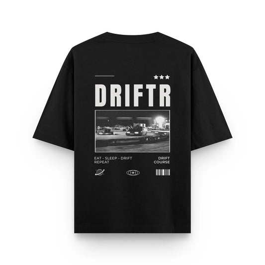 DRIFTR : BLACK OVERSIZED T-SHIRT