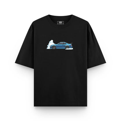 JDM PIXEL : BLACK OVERSIZED T-SHIRT