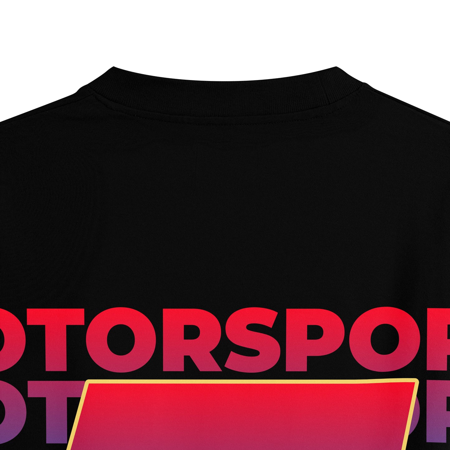 MOTORSPORT 3  : BLACK OVERSIZED T-SHIRT