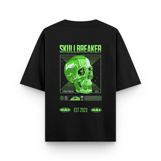 SKULLBREAKER : BLACK OVERSIZED T-SHIRT