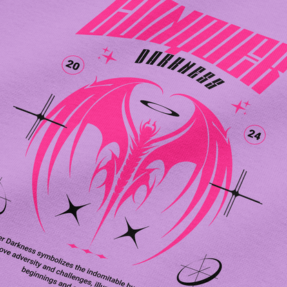 ANGEL : LAVENDER OVERSIZED T-SHIRT