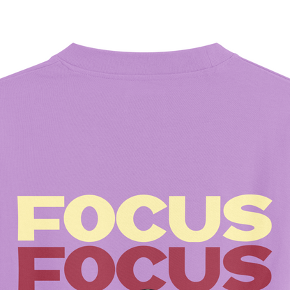STAY FOCUSED : LAVENDER OVERSIZED T-SHIRT