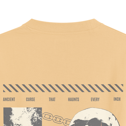 THE CURSE : BEIGE OVERSIZED T-SHIRT